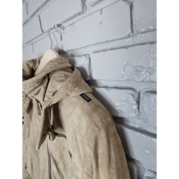 Skea Paris/Vail Women's Vintage Parka Ski Snow Jacket Size 4 Brown Faux Suede - Picture 9 of 16